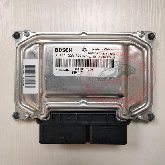 Original New Bosch ME17 ECU F01R00DZ22 (F 01R 00D Z22) 3600010-YJ14 for Changan CX70