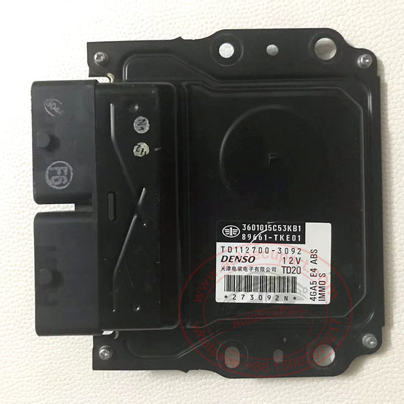 Original New DENSO TD20 ECU 3601015C53KB1, 89661-TKE01, TD112700-3092 for FAW (Replace 89661-TKE00, TD112700-3091 )