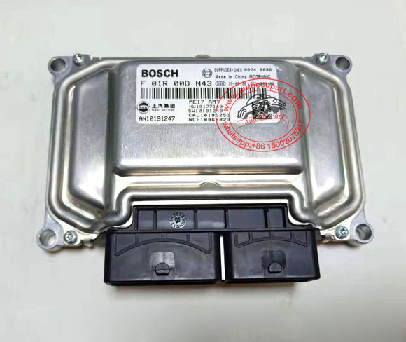 Original New F01R00DN43/ F 01R 00D N43/ AN10191247 HW10177140 SW10191249 ME17 ECU Engine Computer for SAIC MG MG3