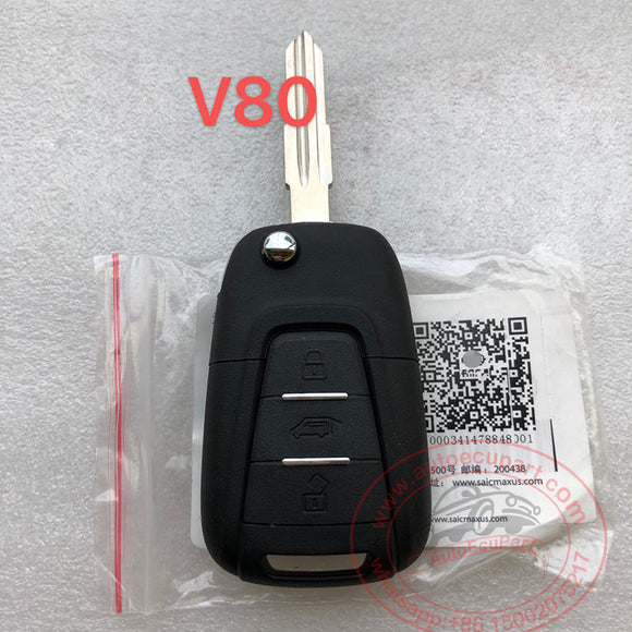 Original New Flip Remote Control Key 433MHz ID46 3 Button for Maxus LDV V80