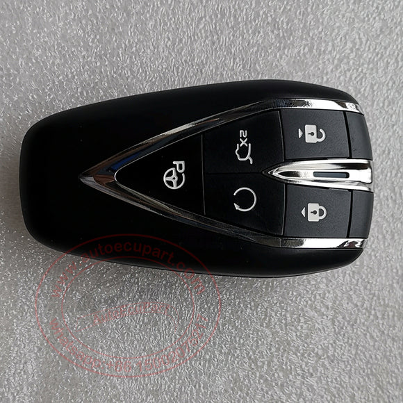 Original New Proximity Smart Key 5 Button 433MHz 4A chip for Changan CS75 PLUS 2021 (Black)