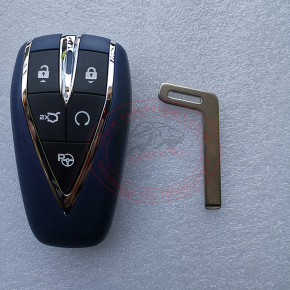 Original New Proximity Smart Key 5 Button 433MHz 4A chip for Changan CS75 PLUS 2021