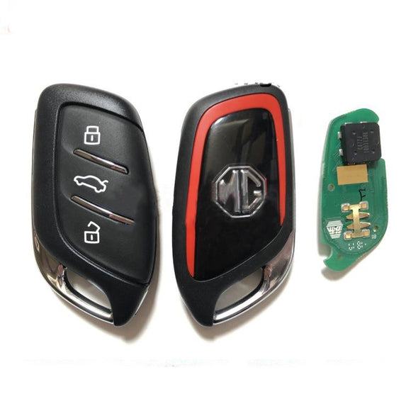 Original New Proximity Smart Key for MG HS MG6 433MHz ID47 3 Button (Red Color)