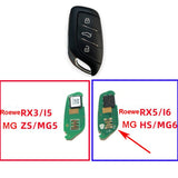 Original New Proximity Smart Key for MG HS MG6 433MHz ID47 3 Button (Blue Color)