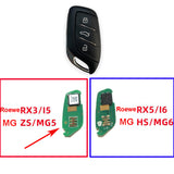 (Black) 10961827 Original Proximity for MG ZS MG5 433MHz ID47 3 Button Smart Key