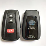 Original 2+1 Buttons Smart key for Toyota CHR - TOKAI RIKA BR2EX