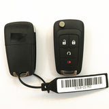 Original 3+1 Buttons 315 MHz Flip Remote Key for 2013-2018 Chevrolet Trax Cruz - PCF7937E