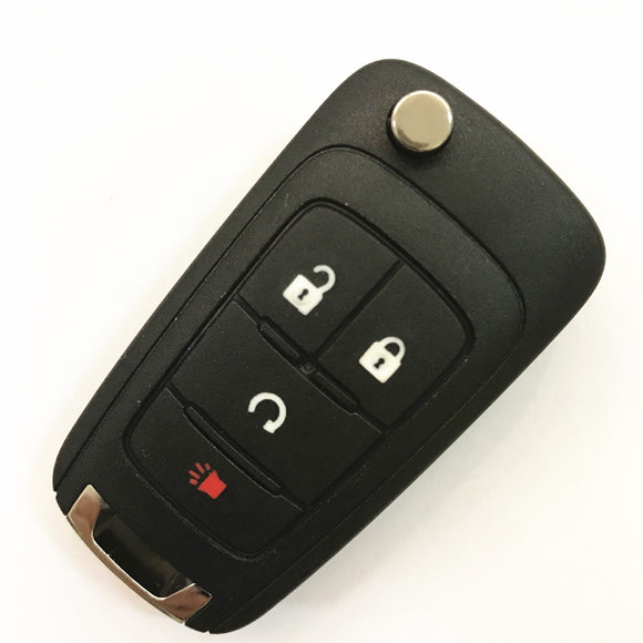 Original 3+1 Buttons 315 MHz Flip Remote Key for 2015-2018 Chevrolet Cruze Impala