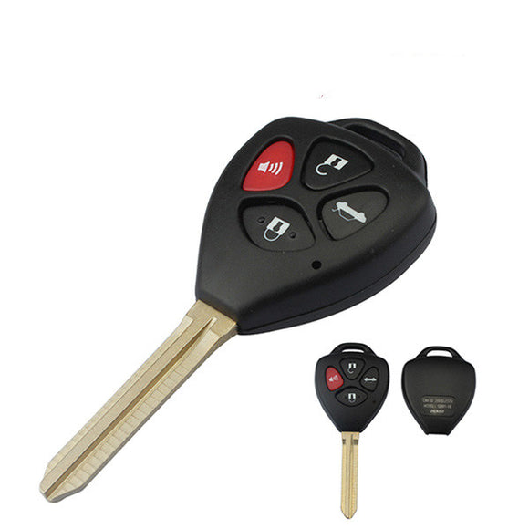 Original 3+1 Buttons 315 MHz Remote Head Key for for Toyota Camry / Corolla 2006-1011 with 4D-67 Chip - HYQ12BBY