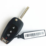 Original 3+1 Buttons 434 MHz Full car lock with Two pcs key Flip Remote Key for Chevrolet 7210U-Z1399