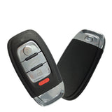 Original 3+1 Buttons 434 MHz Smart Proximity Key for Audi A6L A4L Q5 S5 S6 S7 S8 RS5 A7 A8L