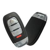 Original 3+1 Buttons 868 MHz Smart Proximity Key for Audi A6L A4L Q5 S5 S6 S7 S8 RS5 A7 A8L - 754J