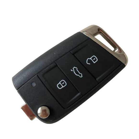 Original 3 Buttons 434MHZ Flip Proximity Key for New type VW Jetta 5CG 959 752 E