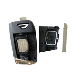 Original 3 Buttons 434MHZ Flip Proximity Key for New type VW Jetta 5CG 959 752 E