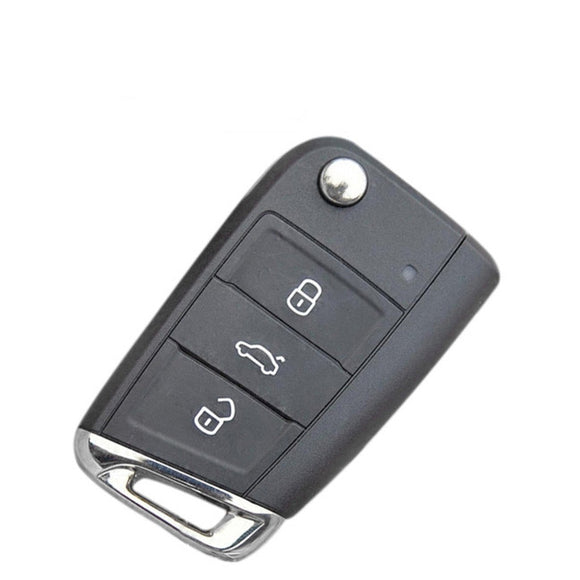 Original 3 Buttons 434 MHz MOQ Flip Remote Key for VW - 5G0 959 753 BB
