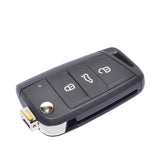 Original 3 Buttons 434MHz MQB Flip Remote Key for VW Skoda Octavia 5E0 959 752A