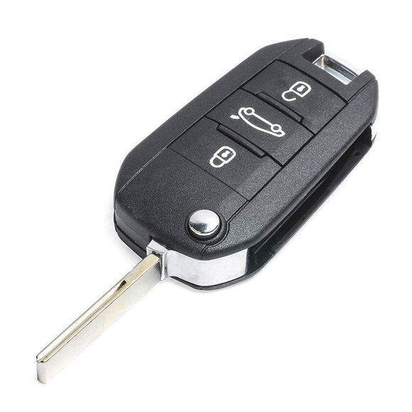 Original 3 Buttons 434 MHz Proximity Flip Key for Peugeot with 4A Chip