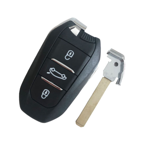 Original 3 Buttons 434 MHz Proximity Key for Peugeot - 4A Chip with Keyless Go