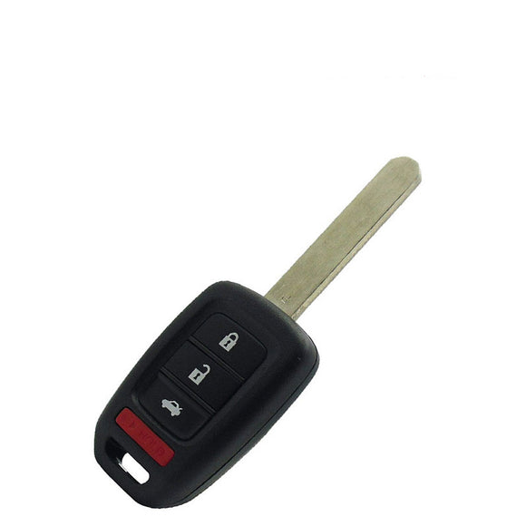 Original 433 MHz 3+1 Buttons Remote Head Key for Honda Accord Civic 2016-2018 - MLBHLIK6-1TA ( G Chip )