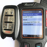 Original 434MHz 6+1 Buttons Virgin Smart Proximity Key for Chrysler - 4A Chip