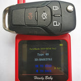Original 4 Buttons 315 MHz Flip Remote Key for Ford Fusion 2015+ ID49