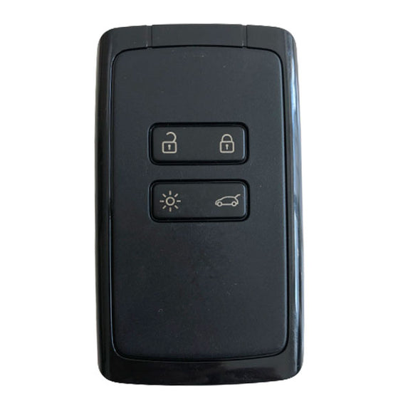 Original 4 Buttons 433MHz Hitag AES 4A Smart Car Key Card for Renault Megane 4 Talisman Kadjar Espace 5