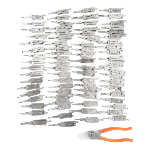 Original Lishi Tool Kit with 77 Pieces Auto Pick and Decoders