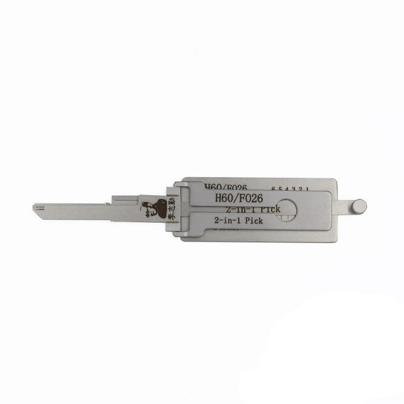 Original Lishi 2-in-1 Pick Decoder Tool FO26/H60-AG For Door Lock 1-6 Only Anti Glare Type