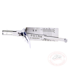 Original Lishi K9 / Kia / Hyundai / 2-In-1 Pick & Decoder / Door & Trunk