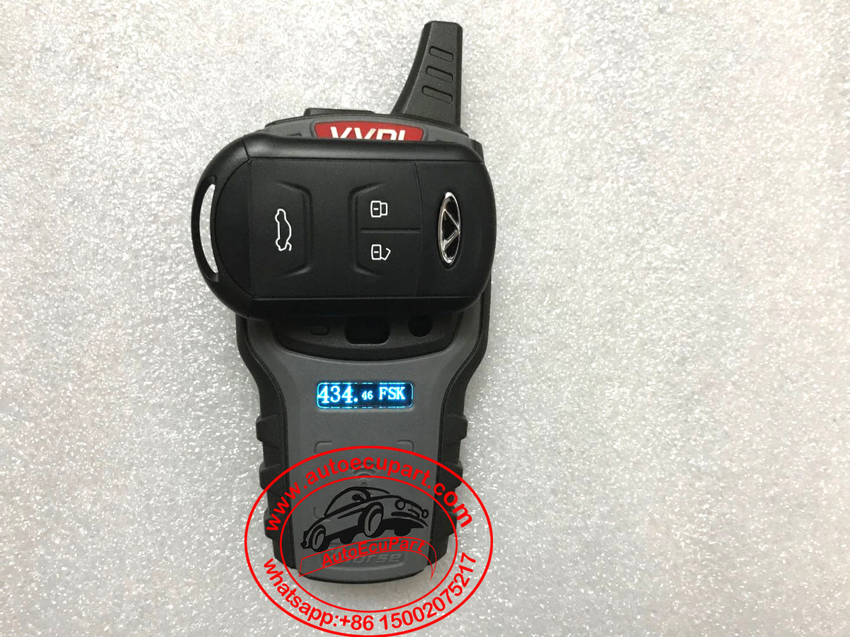 Original Smart Card Remote Key Control 3 Buttons 434Mhz ID46 for Chery ...