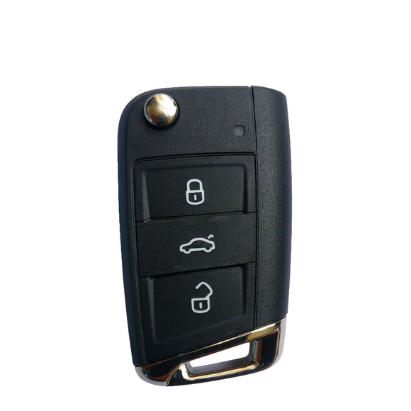 Original VW Golf 7 MQB Flip Remote Key - 434MHz without Proximity - 5G6 959 752 AG