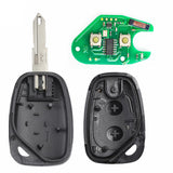 PCF7946A NE73 433MHz 2 Button Remote Key for Renault Master Traffic Kangoo Nissan Primastar