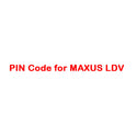 PIN Code Calculation Service for MAXUS LDV