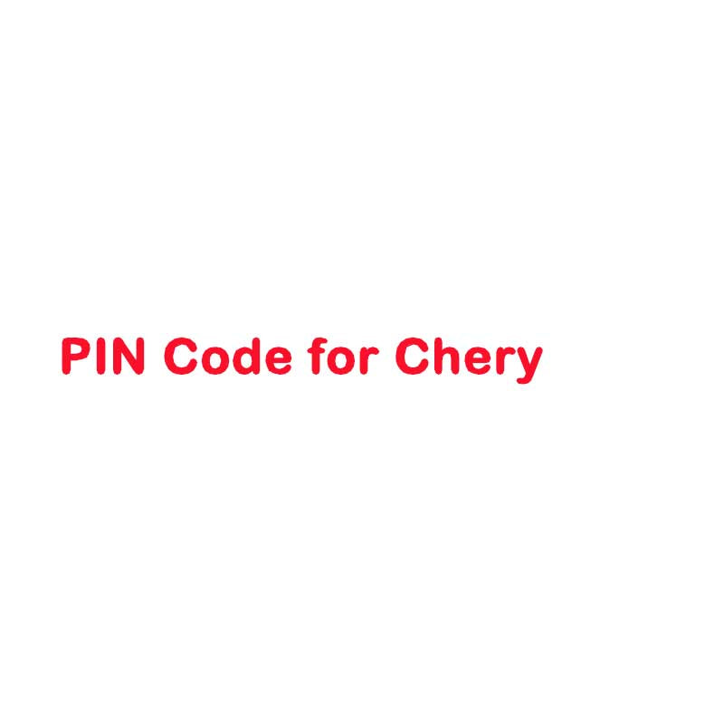 Service Pin Calculation PIN Code Calculation Service for Chery – autoecupart