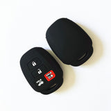 ( Pack of 10 ) Silicone Cover Case for Toyota 4 Buttons Car Keys