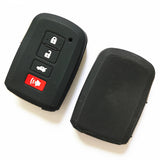 ( Pack of 10 ) Silicone Cover Case for Toyota 4 Buttons Car Keys with Logo