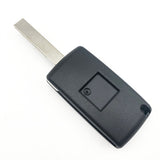 Peugeot 307 Flip Remote Key with Groove - 3 Buttons 434 MHz ID46 PCF7961