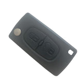 Peugeot 307 Flip Remote Key with groove - 2 Buttons 434 MHz PCF7961 ID46 chip 0536