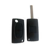 Peugeot 307 Flip Remote Key without groove - 2 Buttons 434 MHz With PCF7961 ID46 0536