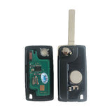 Peugeot 307 Flip Remote Key without groove - 2 Buttons 434 MHz With PCF7961 ID46 0536