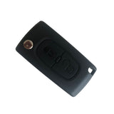 Peugeot 307 Flip Remote Key without groove - 2 Buttons 434 MHz With PCF7961 ID46 0536