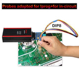 5pcs/kit SOP8/DIP8/3.0mm/2.54mm/3.0mm Probe Adapters in-circuit for Xprog/ iProg / VVDI Prog/ Orange5 Chip Programmers
