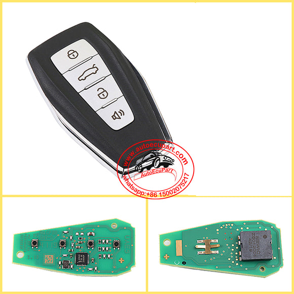 Proximity Smart Key 433MHz ID47 4 Button for Geely New Energy Electrically-powered