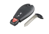4btns Fobik Remote Car Key 433MHz For Chrysler Jeep Dodge Grand Caravan PCF7941A HITAG 2 46 Chip M3N5WY783X IYZ-C01C USA Model