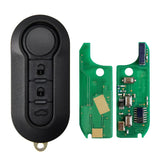 RX2TRF198 (Marelli BSI) PCF7946AT ID46 433MHz 3 Button Flip Remote Key for Fiat Fiat 500L MPV Ducato (OEM PCB + Aftermarket Case)