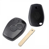 Remote Key 433MHz PCF7946 Chip ID46 for Renault Kangoo Clio III Modus Trafic 3 Buttons