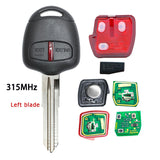 Remote Key Control 315MHz ID46 Chip 2 Button vfor Mitsubishi L200 Shogun Pajero Montero