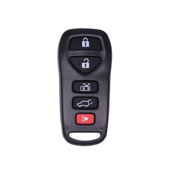 Remote Key Fob Shell Case for Nissan Quest Mini Van 5 Button