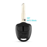 3 Button Remote Key Shell Case for Mitsubishi Lancer EX Evolution Grandis Outlander MIT11/MIT8 Blade