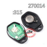 Remote Control Key 315MHz 2 Button for Geely ENGLON 270014